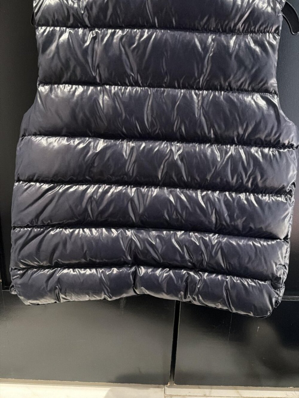 Moncler Tib Black Down Puffer Vest 10Y 140cm